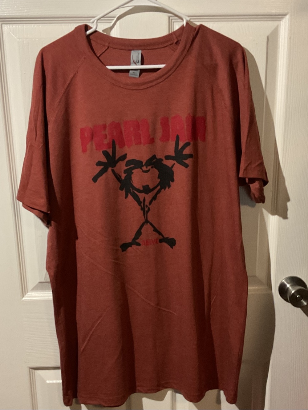 Pearl Jam Men's Short Sleeve Band Tee in Rust